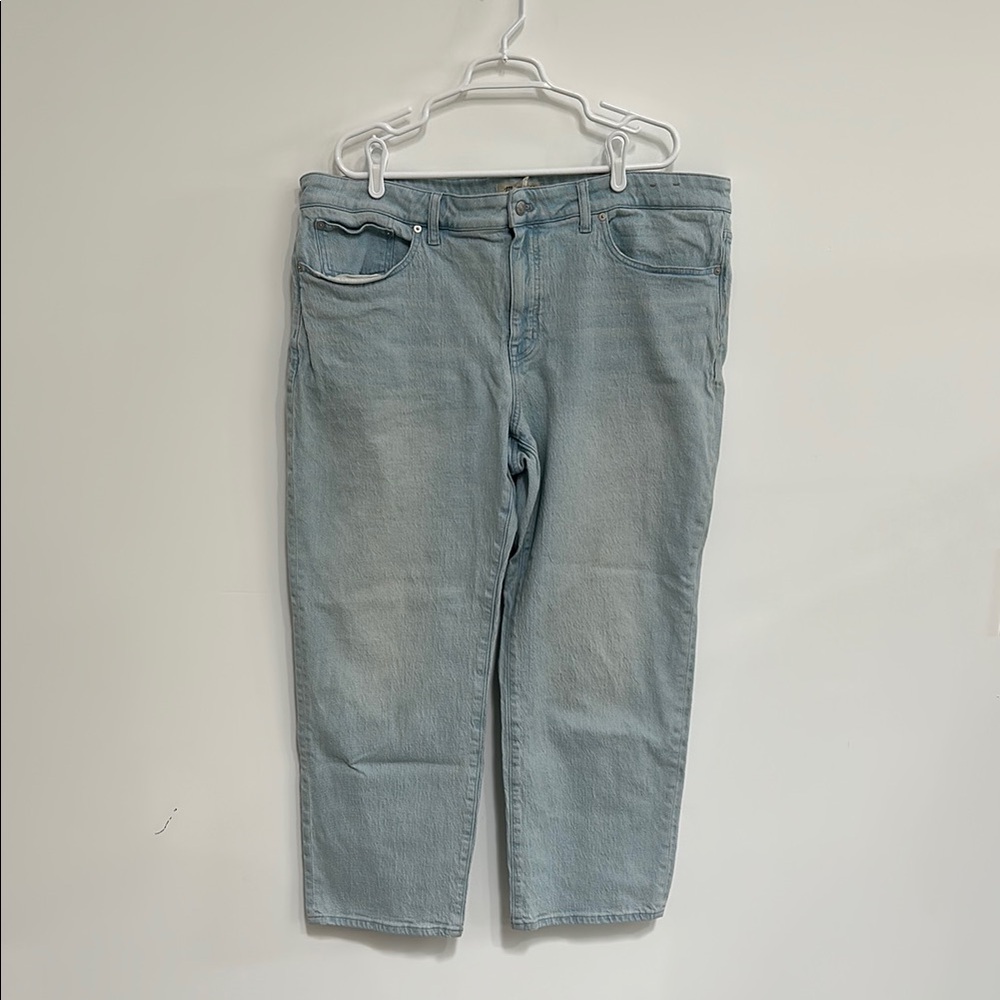 Madewell 90’s Straight Light Blue Denim Jeans